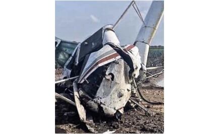 Se desploma avioneta que fumigaba plantíos de agave, en Guanajuato