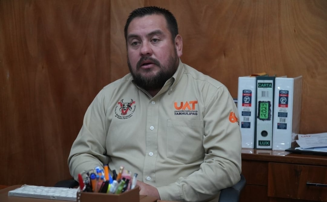 El director de la Facultad de Medicina Veterinaria y de la Universidad Autónoma de Tamaulipas, Octavio Merino Charrez, afirmó que el alumno tuvo un golpe de calor. 04/09/2026 | Foto: Especial.