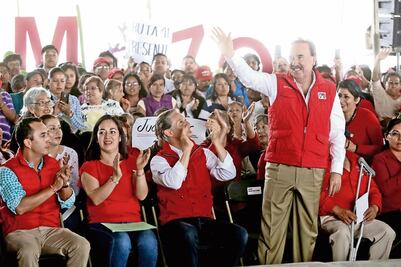 Senadores apoyarán campaña de Del Mazo 