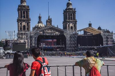 Realizan cierres viales para concierto “Estamos Unidos Mexicanos”