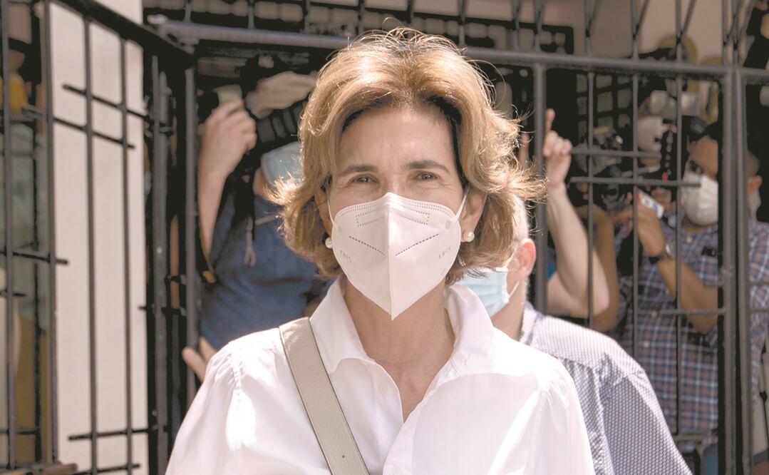 La periodista y opositora Cristiana Chamorro Barrios, en Managua, el pasado 1 de junio. Desde el miércoles, está en arresto domiciliario. Foto: JORGE TORRES. EFE