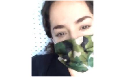 Danna García, que padece coronavirus, es trasladada al hospital