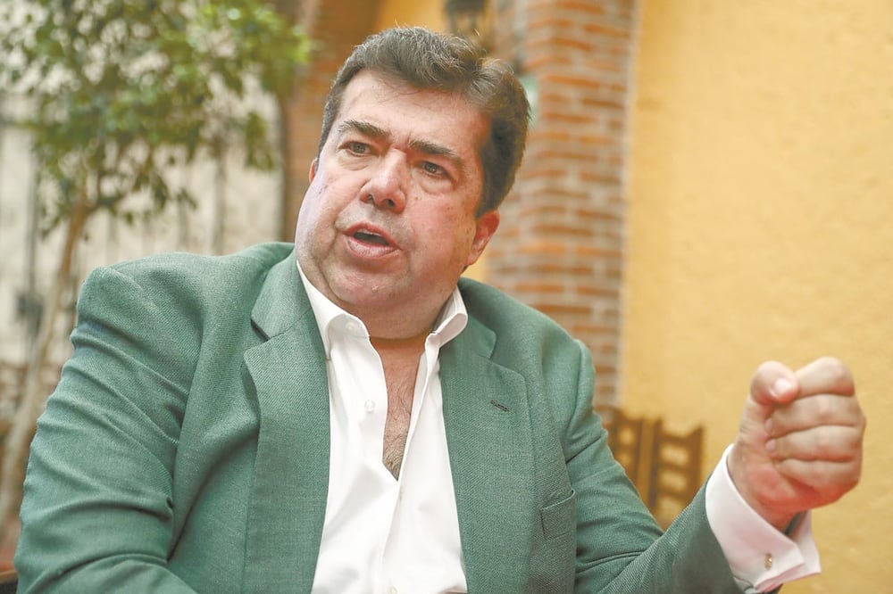 Pedro Haces Barba, secretario General de la CATEM. Foto: DIEGO SIMÓN. EL UNIVERSAL