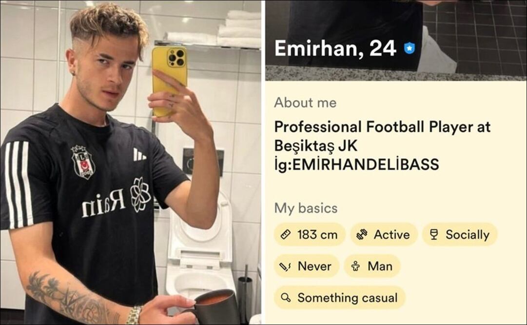 Emirhan Delibas fue despedido por aparecer en una aplicación de citas / Foto: Especiales
