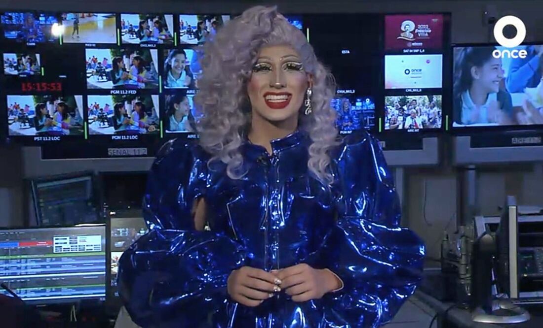 El periodista agradeció la oportunidad de salir caracterizado de drag. Foto: Captura de video