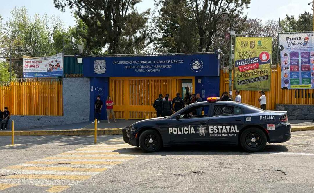 Suspenden clases en CCH Naucalpan tras ataque con cuchillo de alumno a profesor. Foto: Arturo Contreras / EL UNIVERSAL