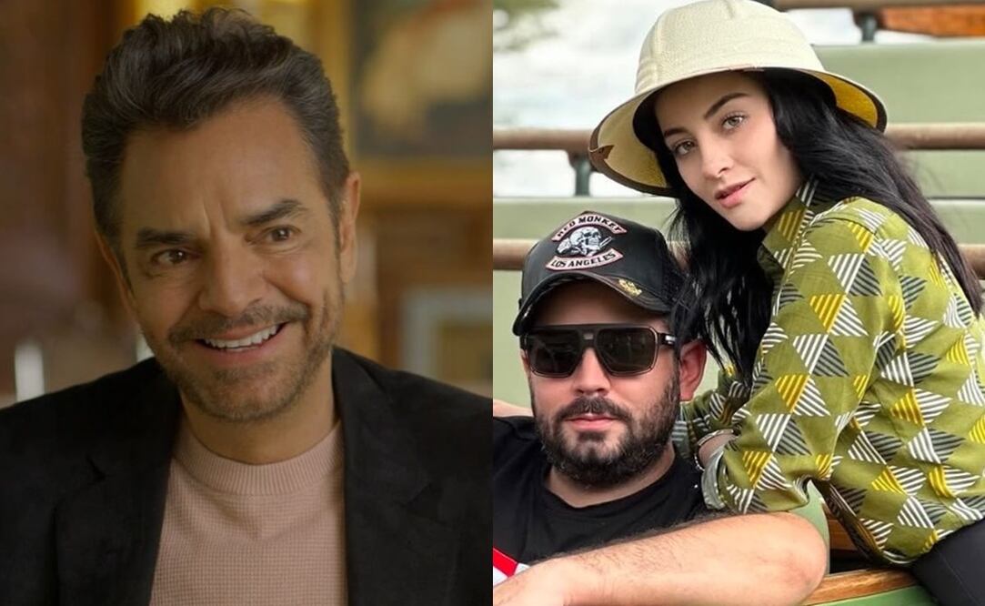En la imagen se observa al actor Eugenio Derbez, su hijo José Eduardo y Paola Dalay. Foto: Instagram oficial.