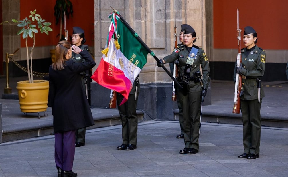 La presidenta Claudia Sheinbaum Pardo encabezó el 113. Aniversario del magnicidio de Francisco I. Madero y José María Pino Suárez, desde Palacio Nacional. Foto: Hugo Salvador / EL UNIVERSAL