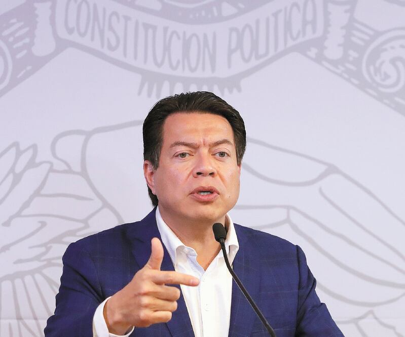 Co rrección. No se descartan realizar reformas para agilizar el ejercicio del gasto público, dijo Mario Delgado. ARCHIVO EL UNIVERSAL