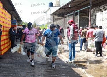 VIDEO: Pollos decomisados en Operación Liberación se reparten a familias de Tejupilco; el kilo de pierna rebasaba los 200 pesos