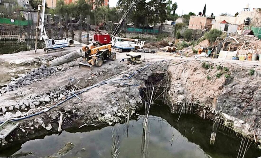 Piden informe sobre fugas de agua por excavaciones