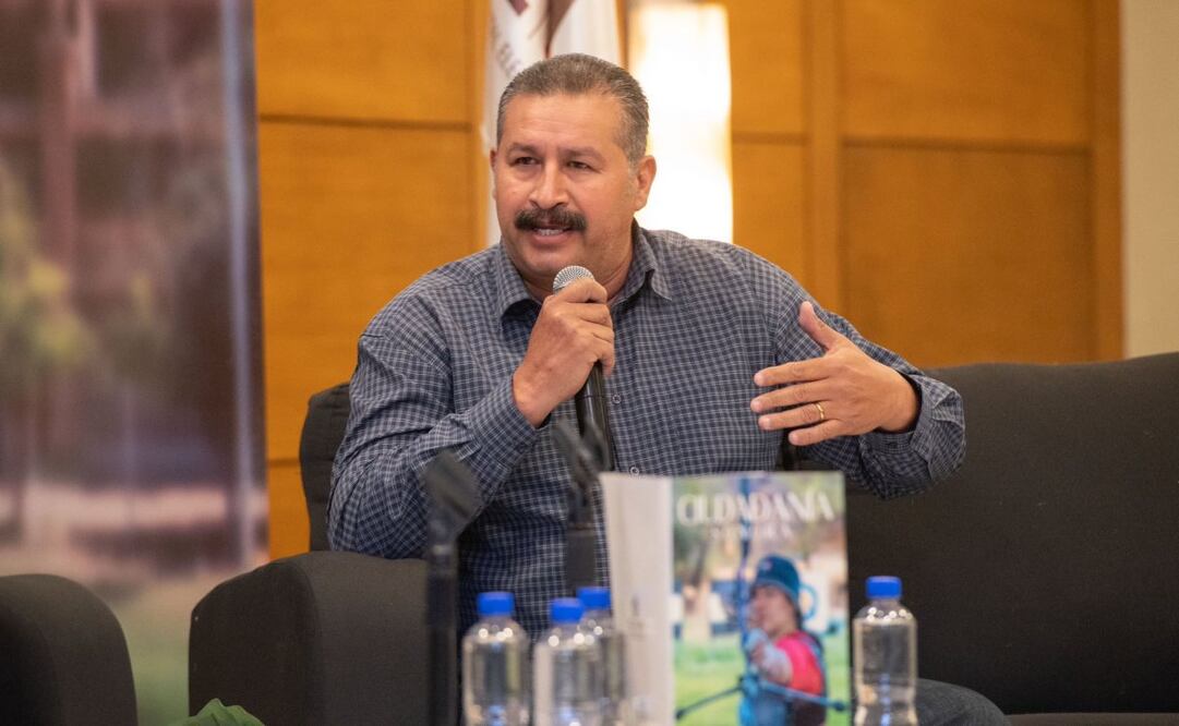 Alcalde de Mazatán, Leobardo Paco Olguín (14/04/2025). Foto: Captura de pantalla