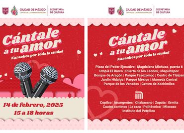 VIDEO "Cántale a tu amor"; celebra el Día del Amor y la Amistad con karaoke en el Metro o en un parque