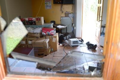 CETEG vandaliza oficinas de la SEP en Guerrero