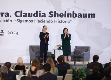 Sheinbaum promete a empresarios de EU condiciones necesarias para invertir en la frontera del sur