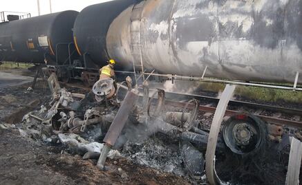 Pipa choca con el tren en Nuevo León; hay tres lesionados