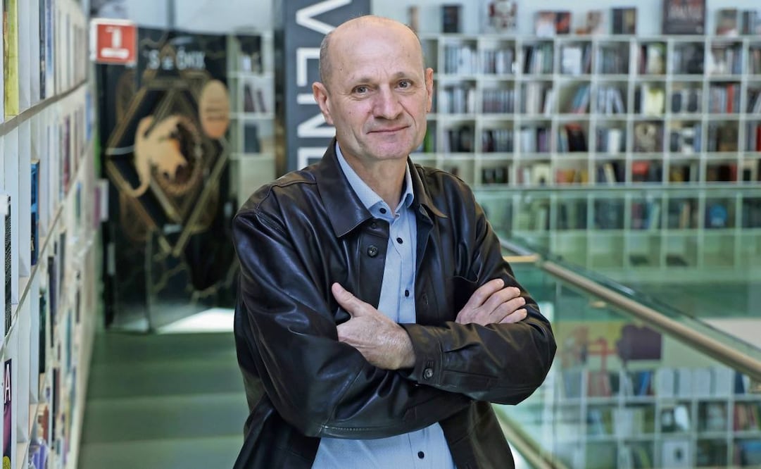 El escritor esloveno Dušan Šarotar explora en su literatura el destino de la
comunidad judía frente a los horrores del Holocausto. Foto:Fernanda Rojas / EL UNIVERSAL