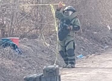 Elementos de la Sedena destruyen de manera controlada 15 artefactos explosivos asegurados en Sinaloa