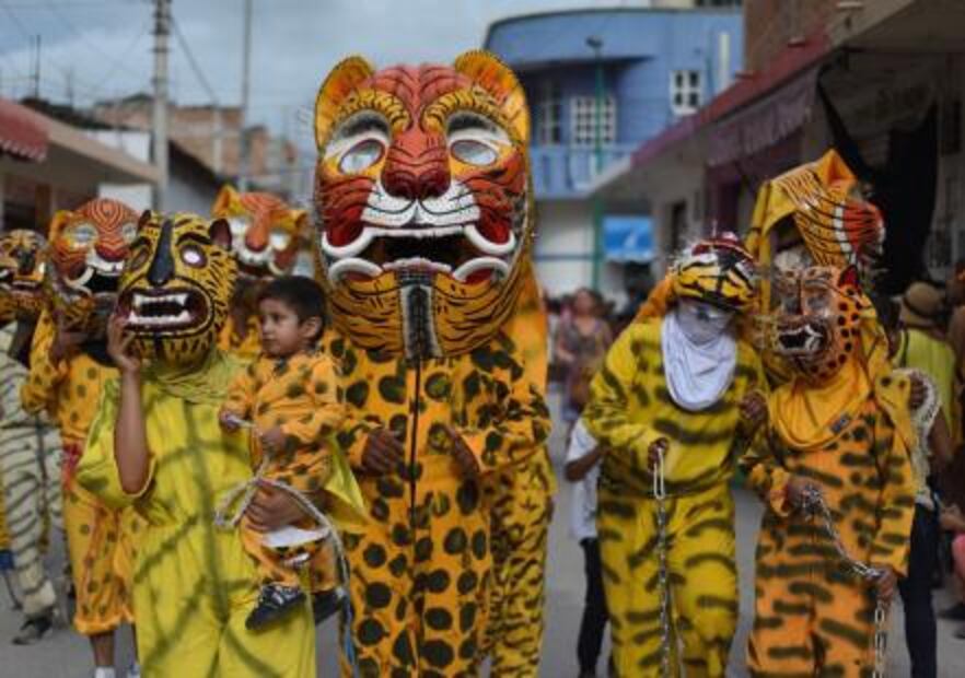 Pese a violencia, realizan tradicional “Tigrada” en Chilapa