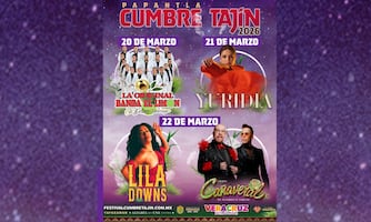 Presentan cartelera de Cumbre Tajín; participarán Lila Downs, Yuridia, Banda El Limón, entre otros