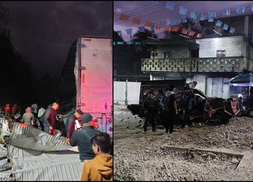 Suman tres personas muertas por accidente de tráiler en Oxchuc, Chiapas