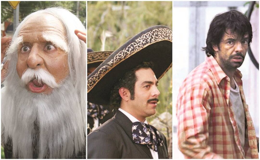 En su debut en cine con "Navidad S.A.", Adal interpretó a un duende; Omar Chaparro se autocontrató en su filme "Suave patria"; Eugenio Derbez logró su primer papel en "La misma luna" (ARCHIVO EL UNIVERSAL)