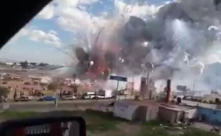 Difunden video de explosión en Tultepec