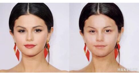 Esta App elimina el maquillaje y estas fotos de celebridades lo demuestran
