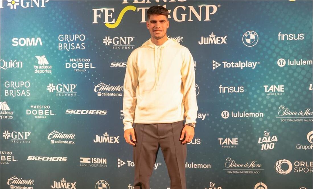 Carlos Alcaraz jugará en la CDMX - Foto: Arturo Sanguino / EL UNIVERSAL