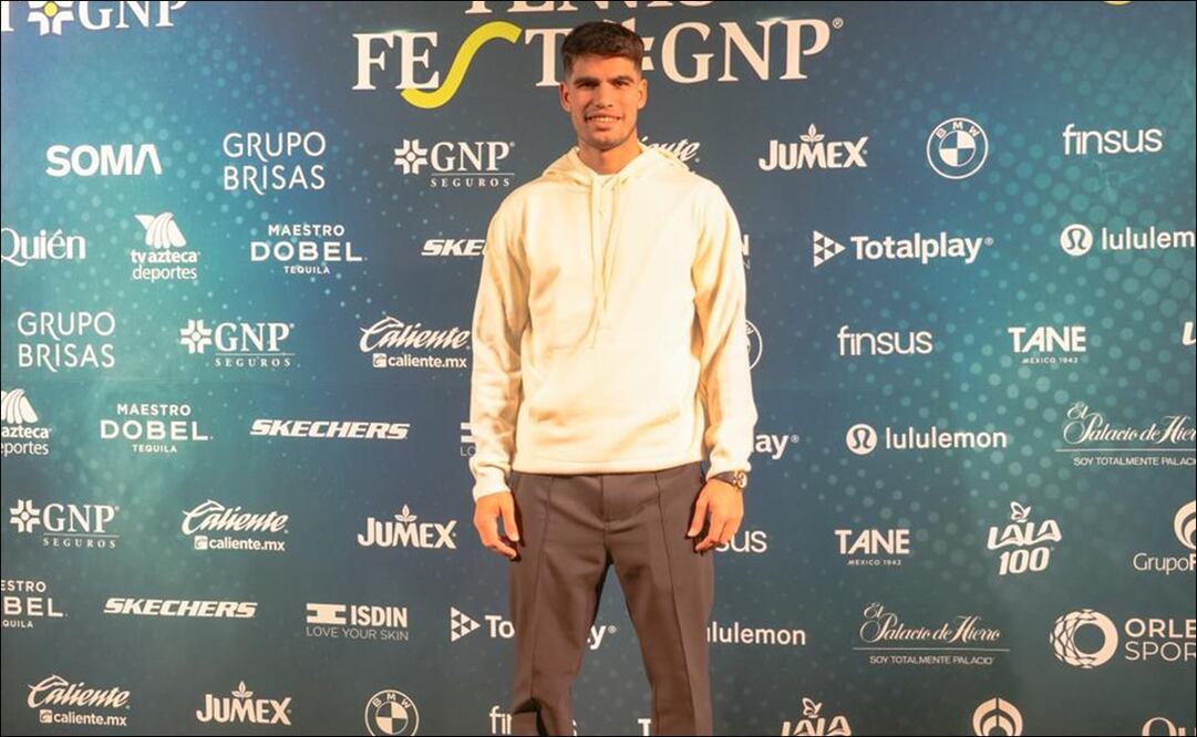 Carlos Alcaraz jugará en la CDMX - Foto: Arturo Sanguino / EL UNIVERSAL