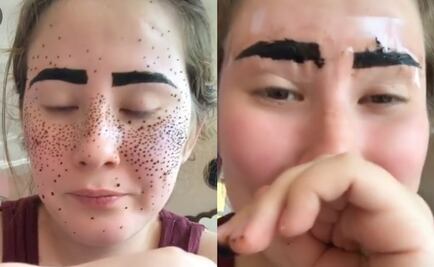 Usuaria de Tik Tok hace reto viral y termina como plátano macho