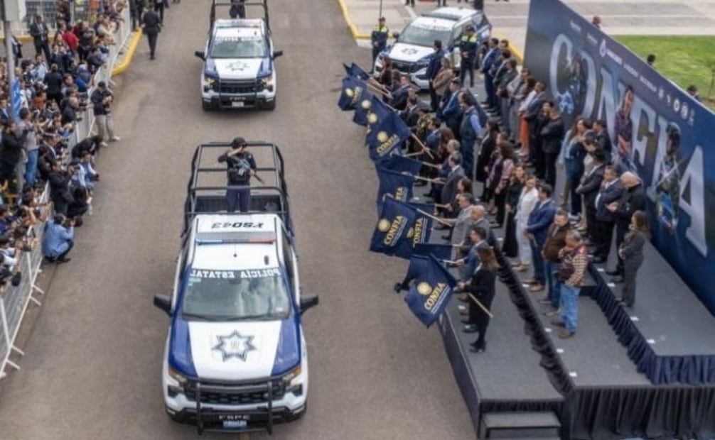 Libia Dennise García Muñoz Ledo puso en marcha el “Plan de Carreteras Seguras” (08/12/2025). Foto: Especial