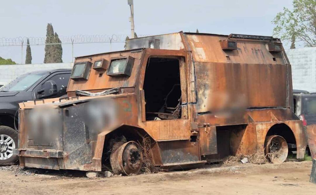 Destrucción de vehículos "monstruo" en Tamaulipas / Foto: Especial