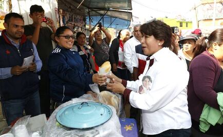 Delfina invita las tortas de tamal en Ecatepec