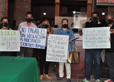 Trabajadores del Poder Legislativo de Michoacán también a paro ante falta de pago