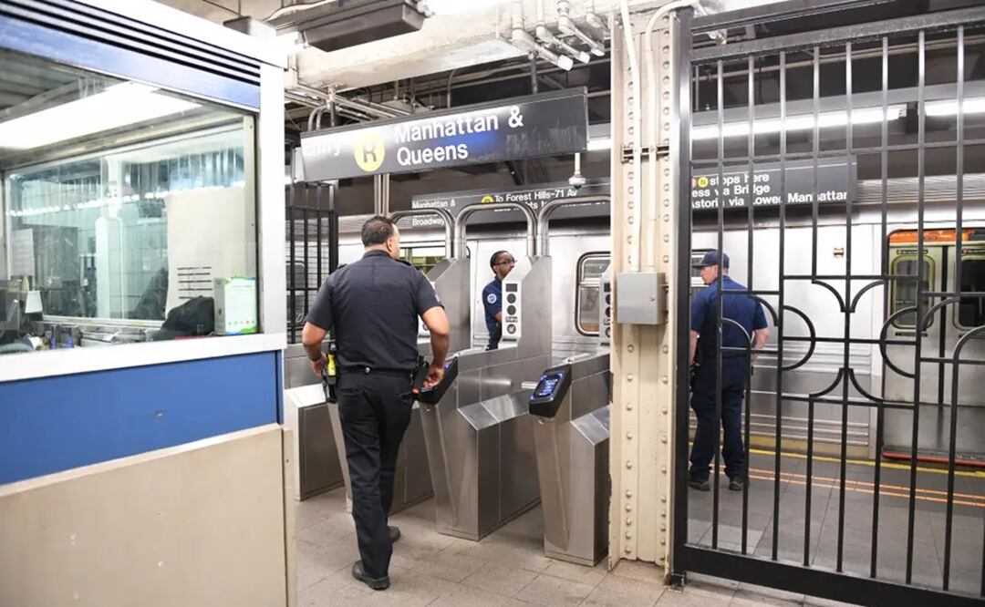 El crimen en el sistema de transporte de Nueva York ha bajado casi un 8%, sin embargo, se planea instalar los detectores de armas en el metro. Foto: Archivo/El Universal