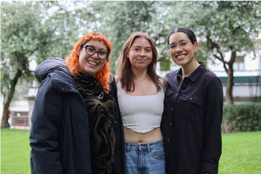 Cynthia Flores, Valeria Ramos y Mariana Dorantes, organizadoras de Music Mex.
Foto: Fernanda Zamora