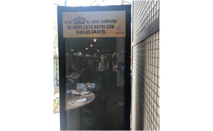 Restaurante regalará cerveza si Cruz Azul es campeón