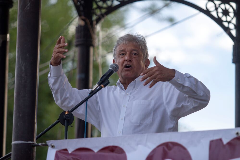 En la foto: Andrés Manuel Lóepz Obrador, líder nacional de Morena (CUARTOSCURO.COM)