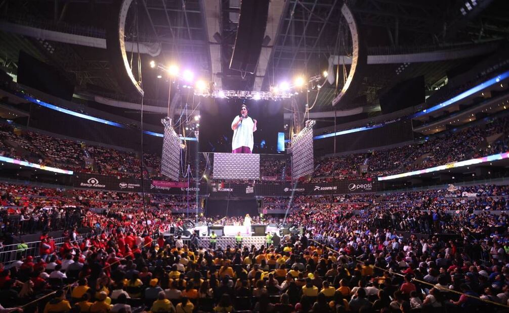 Cierre de precampaña de Xóchitl Gálvez en la Arena Ciudad de México / Foto: Diego Simón. EL UNIVERSAL