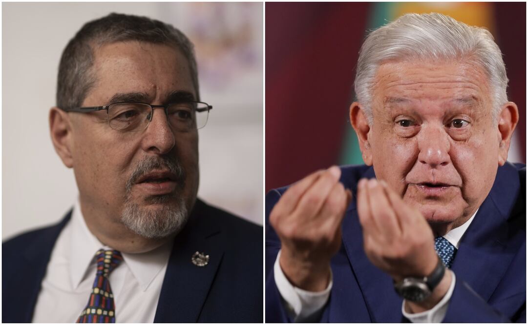 AMLO y Bernardo Arévalo, presidente electo de Guatemala. Foto: EFE -AP