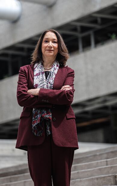 La doctora Ana Covarrubias, presidenta del Colegio de México. Fotos: Gabriel Pano/ El Universal.