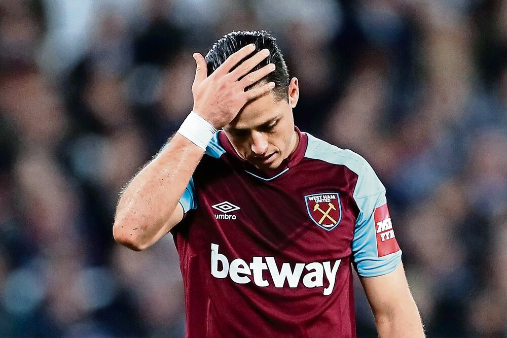 REUTERS. Chicharito en un partido con el West Ham
