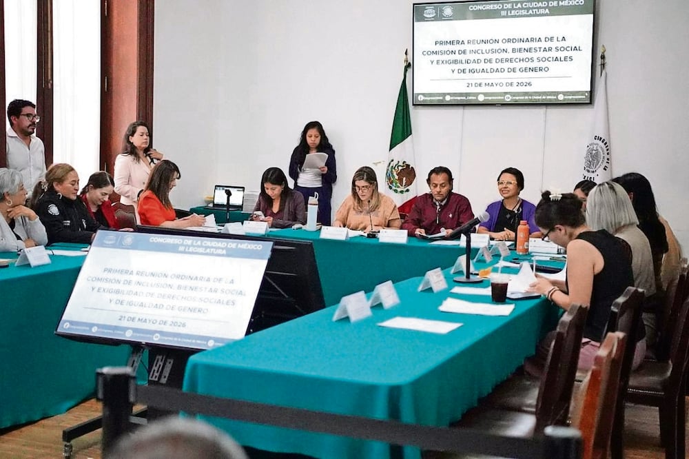 En comisiones unidas del Congreso local avanzó la aprobación de la Ley del Sistema de Cuidados. Foto: Especial