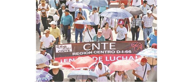 La CNTE exige el cese de castigos 