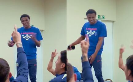 VIDEO: Javairo Dilrosun se echa 'palomazo' en concentración del América