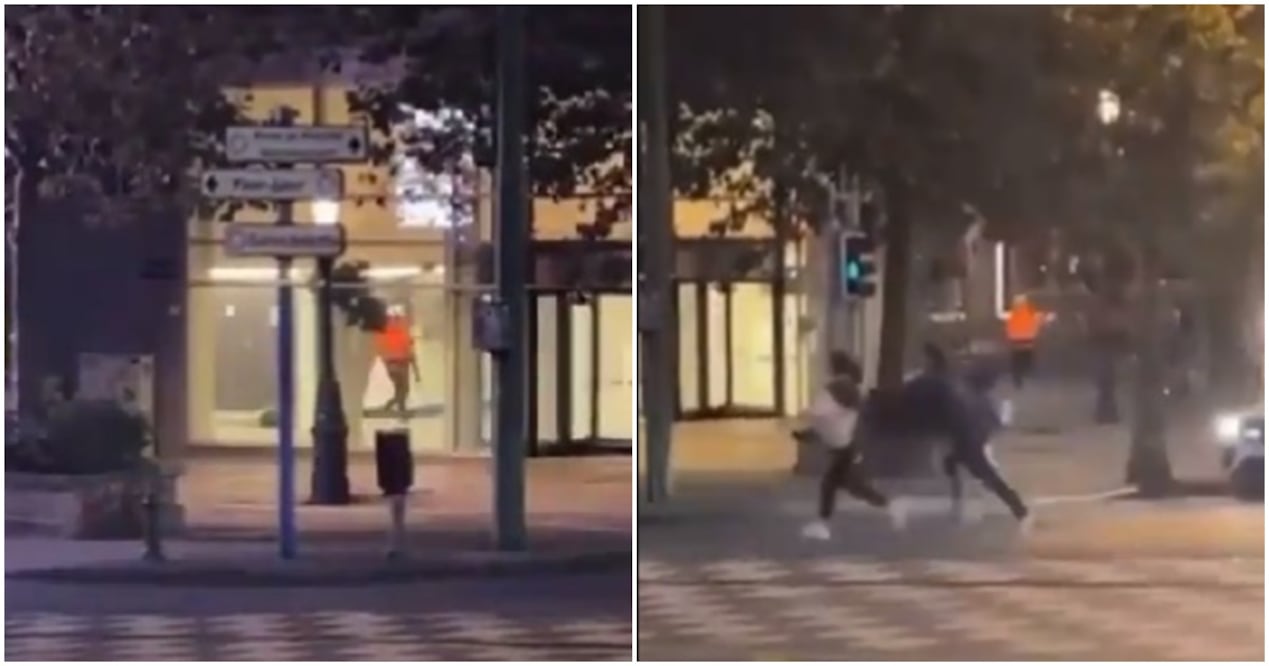 Dos personas murieron en un tiroteo el lunes por la noche en el centro de Bruselas, informó la policía belga. Foto: Tomada del video
