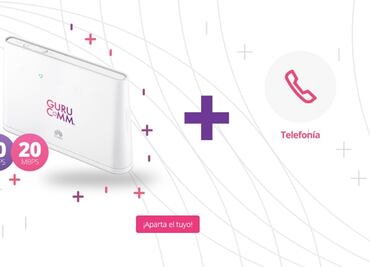 GurúComm ofrece internet al hogar con Red Compartida