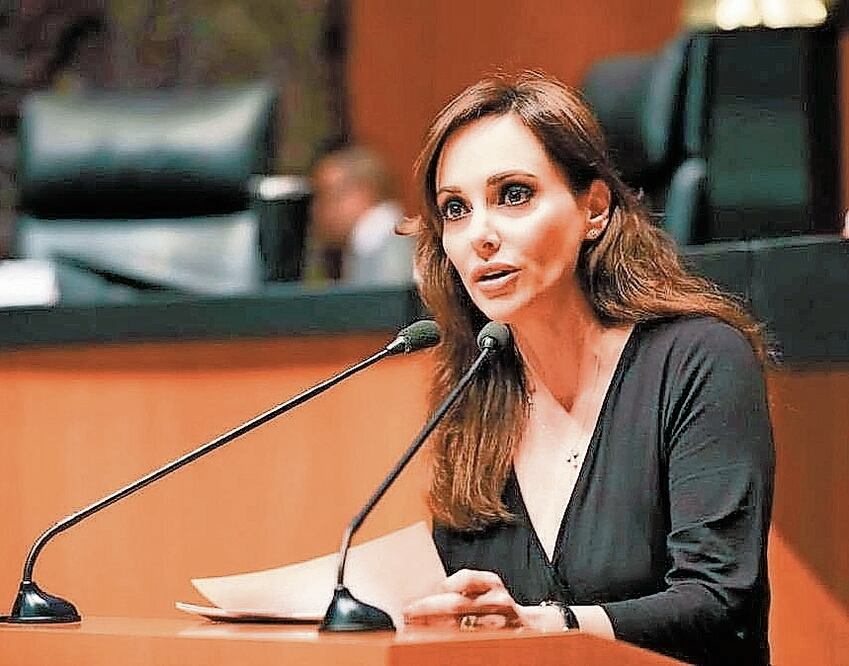 La senadora panista Lilly Téllez. Foto: EL UNIVERSAL