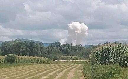 Explosión de polvorín deja cuatro lesionados de gravedad en Santiago de Anaya, Hidalgo